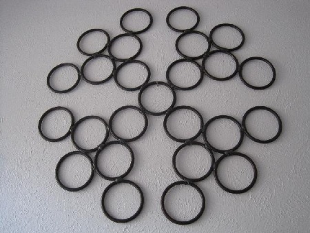 3' diameter 3/8 round steel