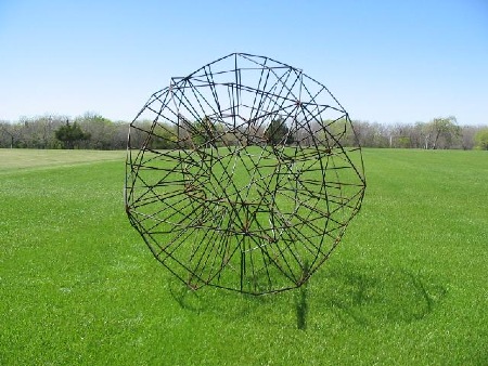 8' diameter 1/2" steel round